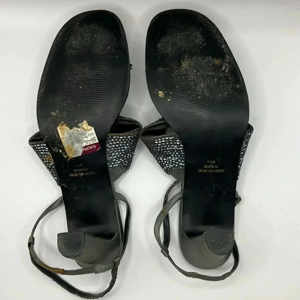 Amanda Smith Vintage open toe 3.5